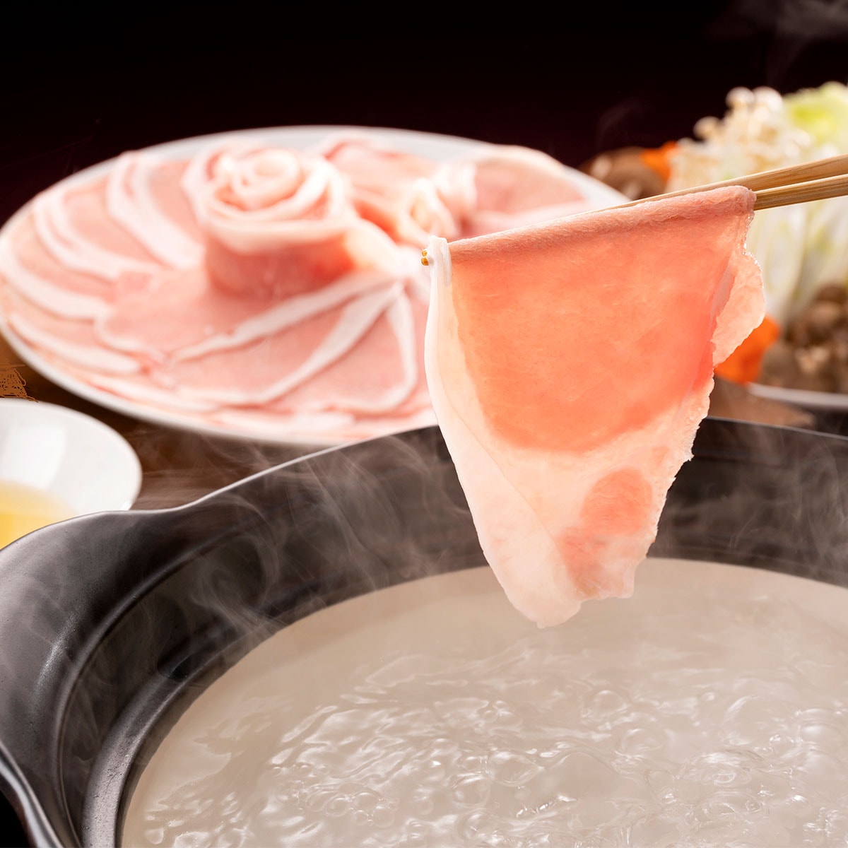 おかやまピーチポークしゃぶしゃぶセット（特製塩ぽん酢付）