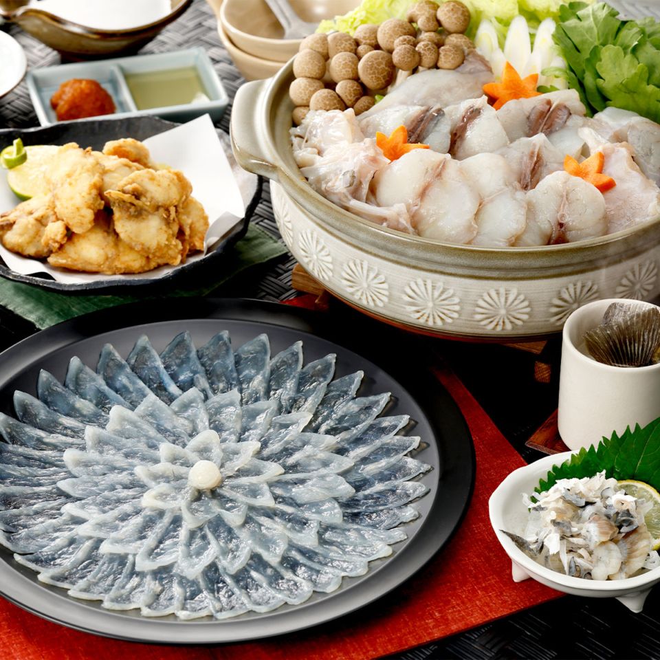 ふく料理フルコース＜4人前＞［DM4K］　門司の老舗ふぐ割烹料理店「ふく太郎本部」より産地直送