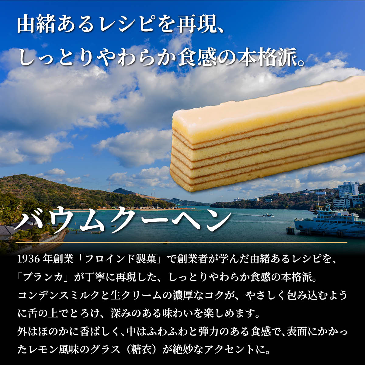 ブランカ　シェル・レーヌ＆バウムクーヘン詰め合わせ14個　全国菓子大博覧会 名誉総裁賞受賞の伊勢志摩お取り寄せスイーツ