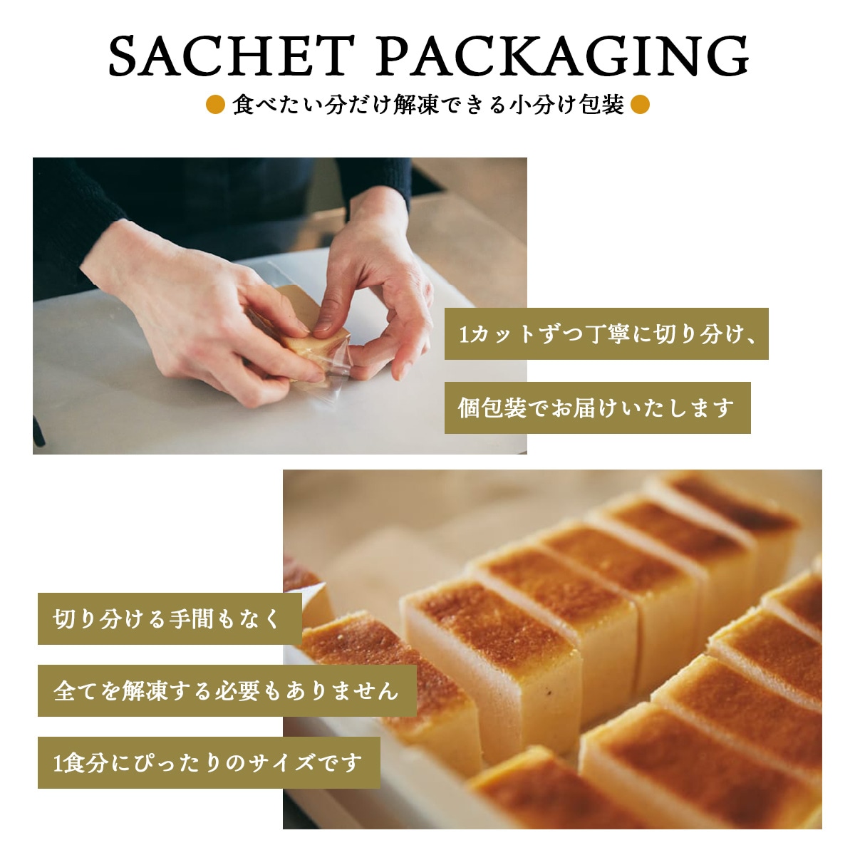 プレミアムチーズテリーヌ2種6切れセット(プレーン・ショコラ)【グルテンフリー・冷凍お取り寄せスイーツ】iHug Cheese