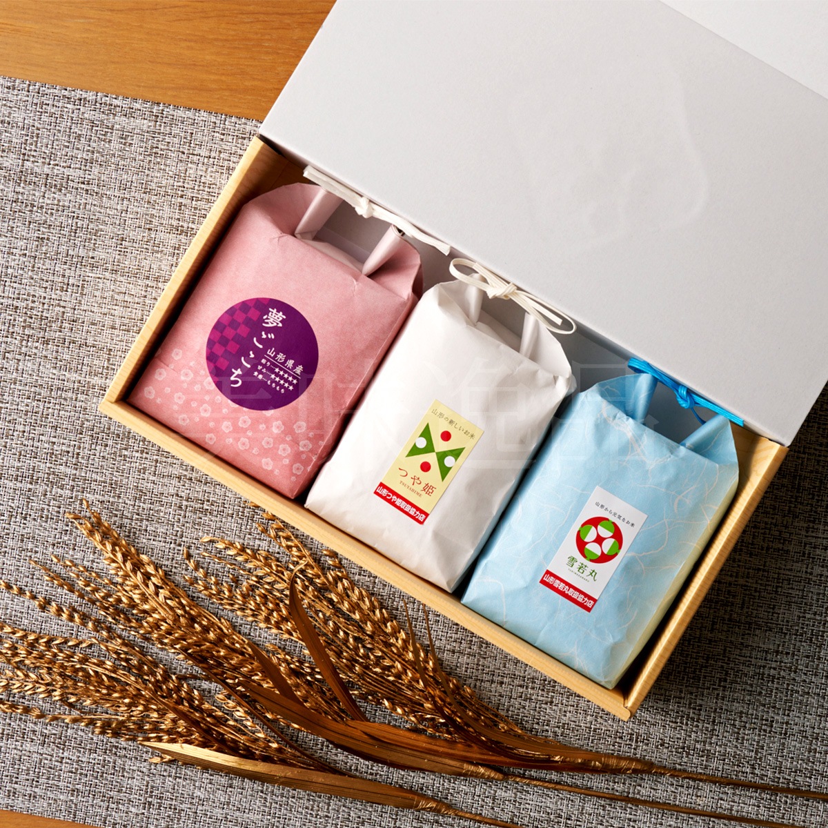 山形県産のお米　ギフトセットこめイロ　夢ごこち・つや姫・雪若丸　3種食べ比べ　令和7年度産