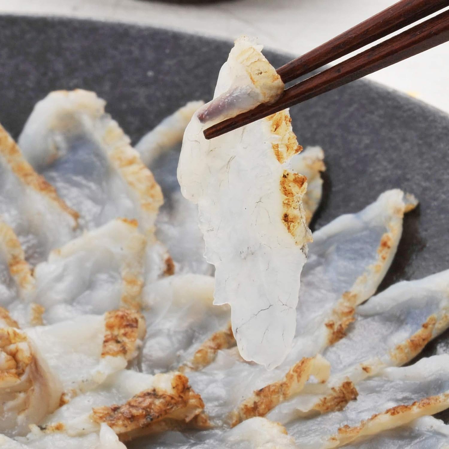 山口県萩産活き〆まふく炙り刺身　3人前［GO清］　門司の老舗ふぐ割烹料理店「ふく太郎本部」より産地直送