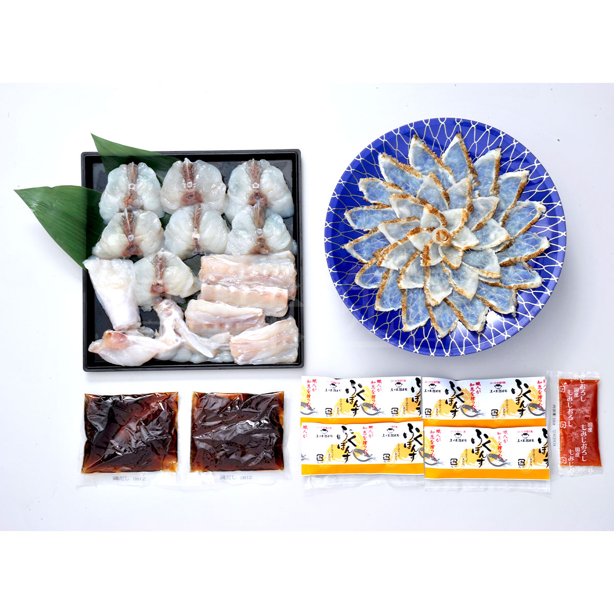 まふく炙り刺身・ちりセット　3人前［25清ちり］　門司の老舗ふぐ割烹料理店「ふく太郎本部」より産地直送