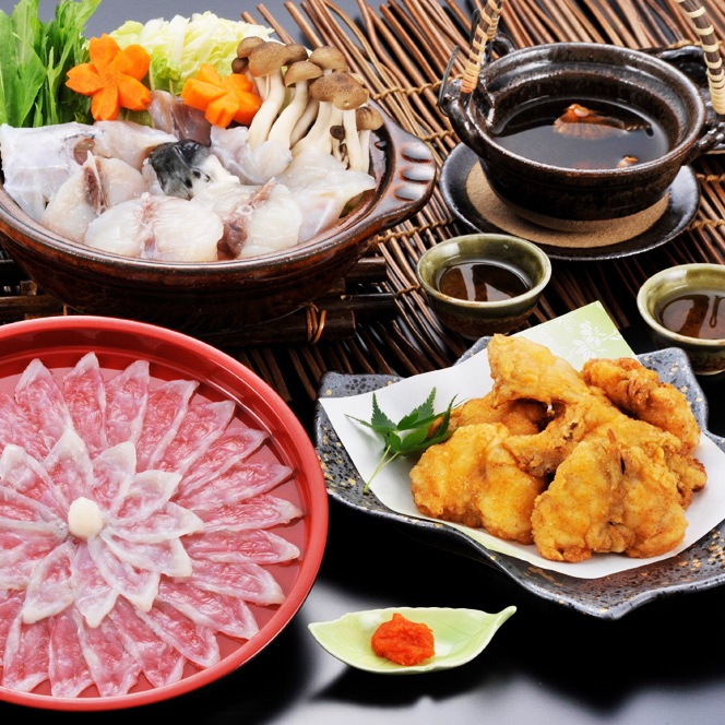 ふく冬の懐石　2人前［25FKS］　門司の老舗ふぐ割烹料理店「ふく太郎本部」より産地直送