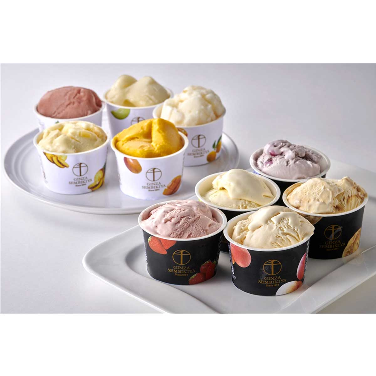 銀座千疋屋　銀座プレミアムアイス＆ソルベ10種10個入り