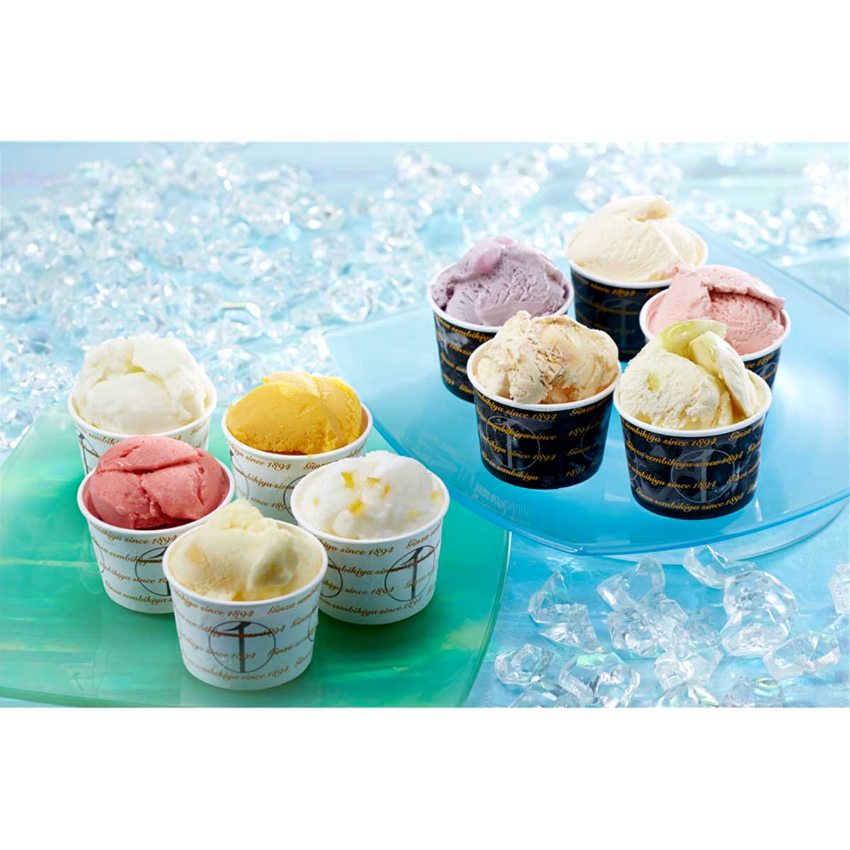 銀座千疋屋　銀座プレミアムアイス＆ソルベ10種10個入り