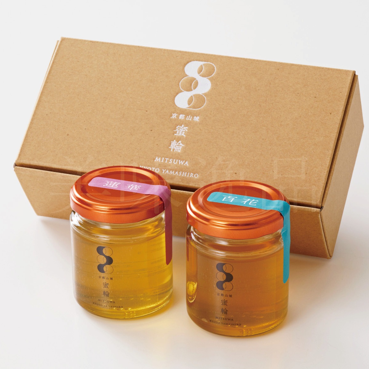 京都産生はちみつ れんげ蜜・百花蜜ギフトセット（各120g）｜美味逸品