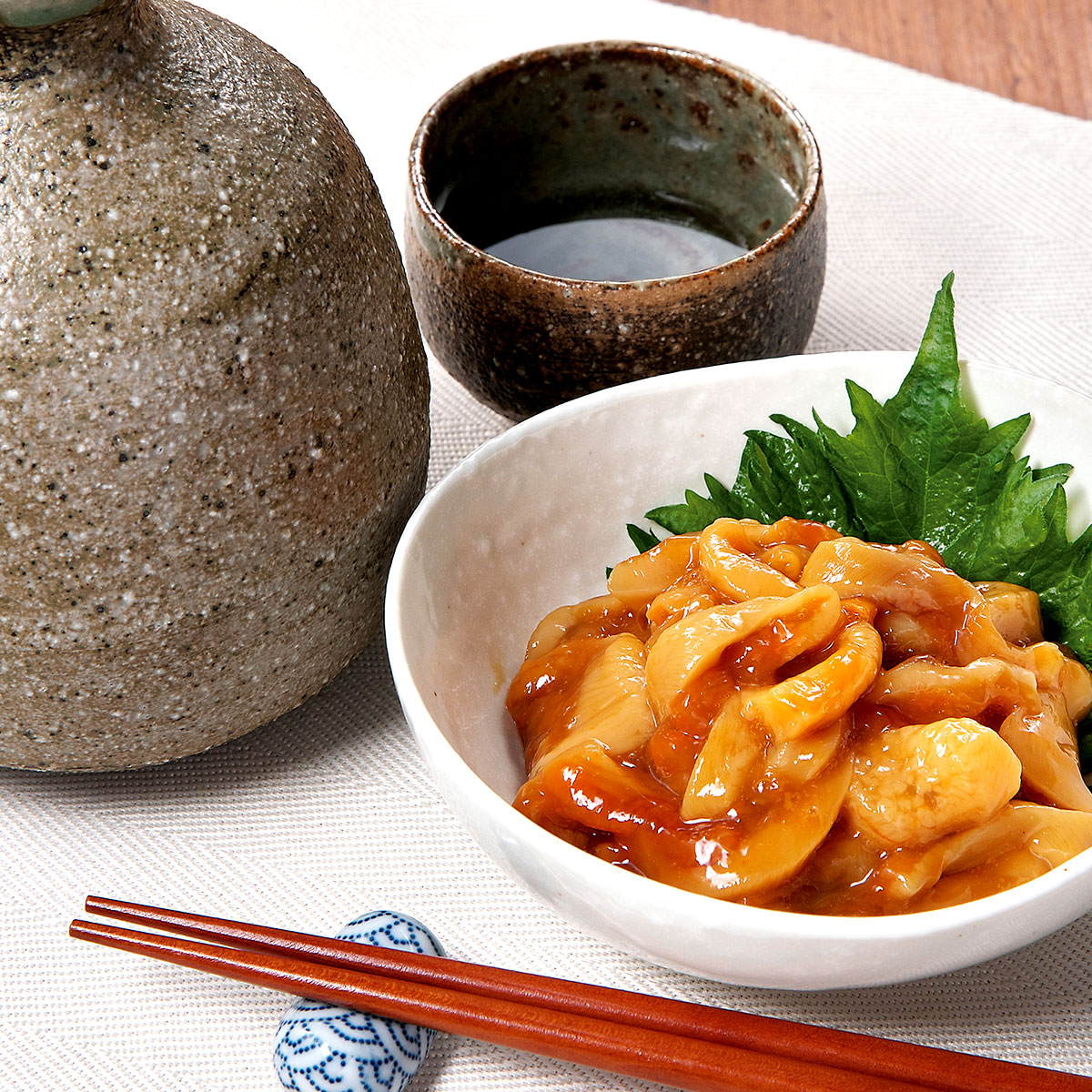 塩竈の藻塩仕込みのほや塩辛（80g／冷凍）宮城県産ほや使用 いかの塩辛