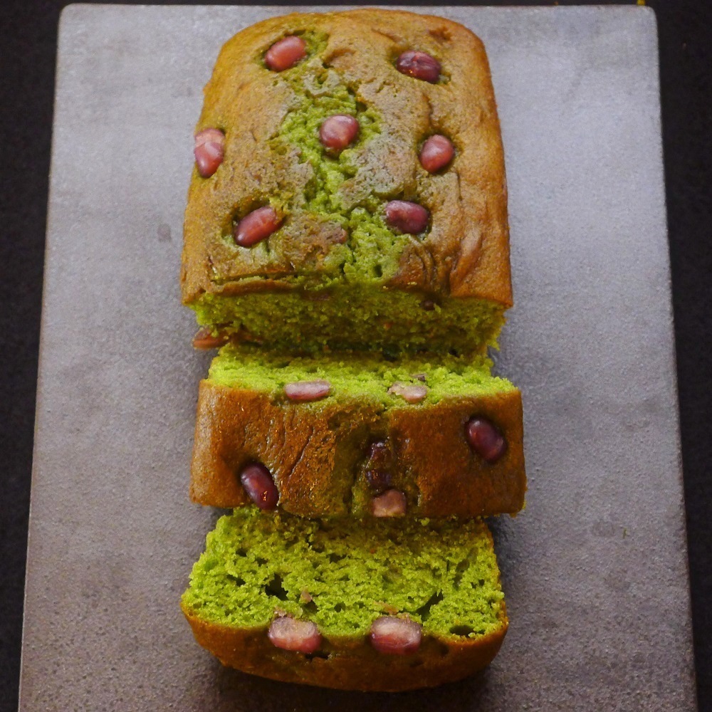 宇治抹茶・ほうじ茶大納言ケーキセット