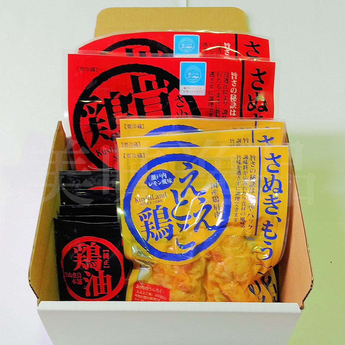香川県のご当地グルメ　さぬき骨付鶏2本・ええとこ鶏（鶏肩肉）3袋セット　鶏油付き　さぬき鳥本舗