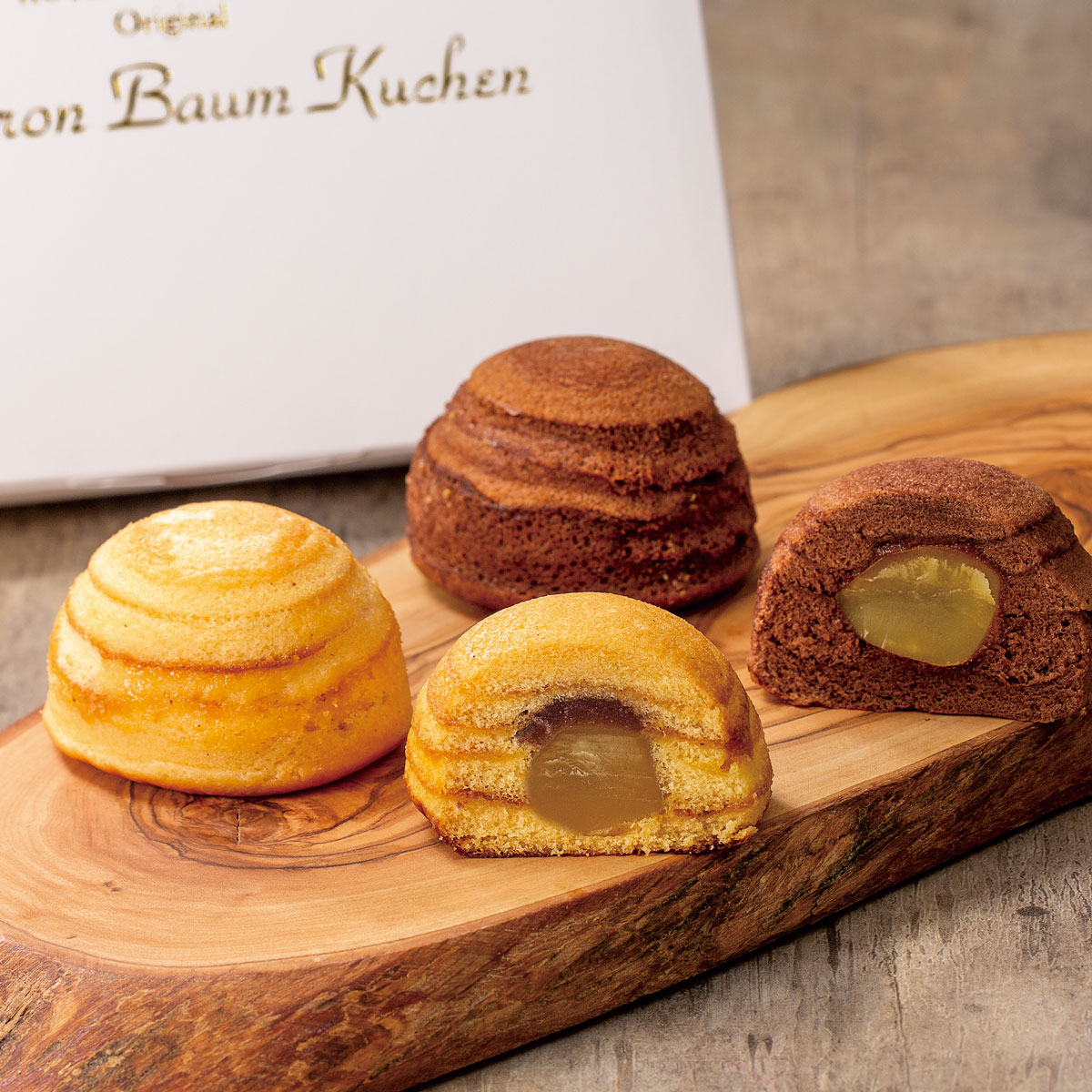 マロンバウムクーヘン6個入（プレーン3個・ココア3個）ホテルニューオータニ　老舗ホテル監修の高級スイーツ