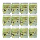 タイ産オーガニックバージンココナッツオイル(瓶）185ｇｘ12個入(ｹｰｽ)