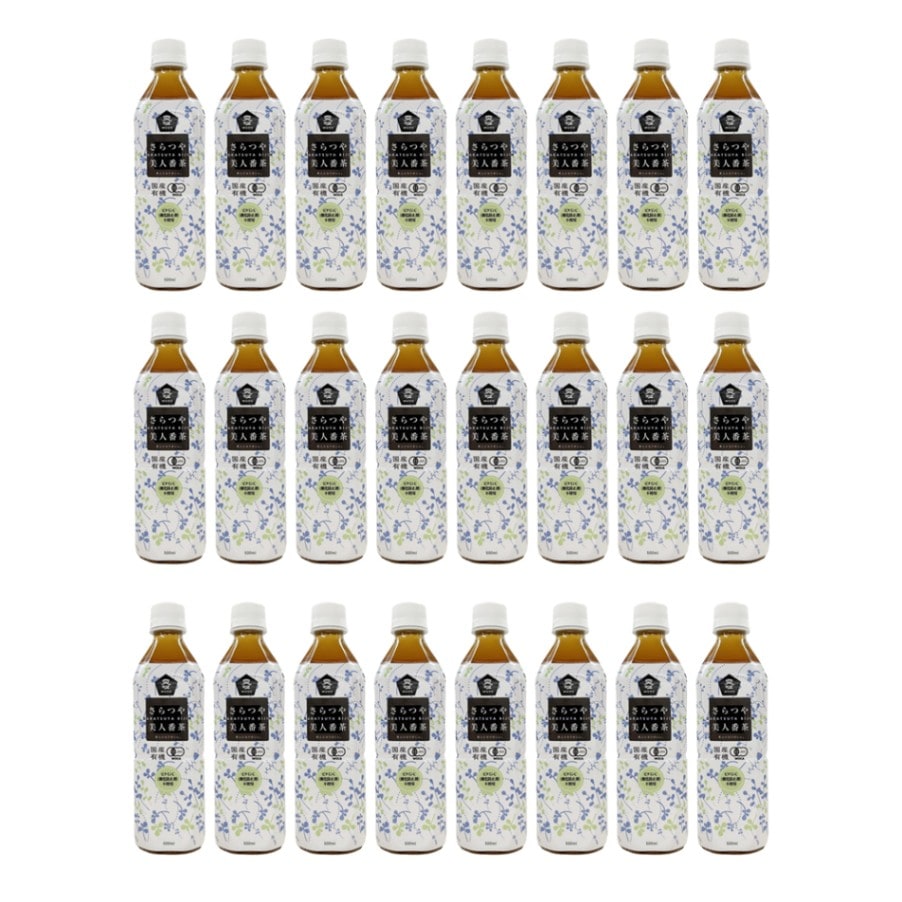 (ムソー)有機国産さらつや美人番茶500mlx24本入(ケース)