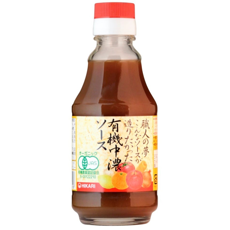 （ヒカリ）職人の夢･有機中濃ソース200ml