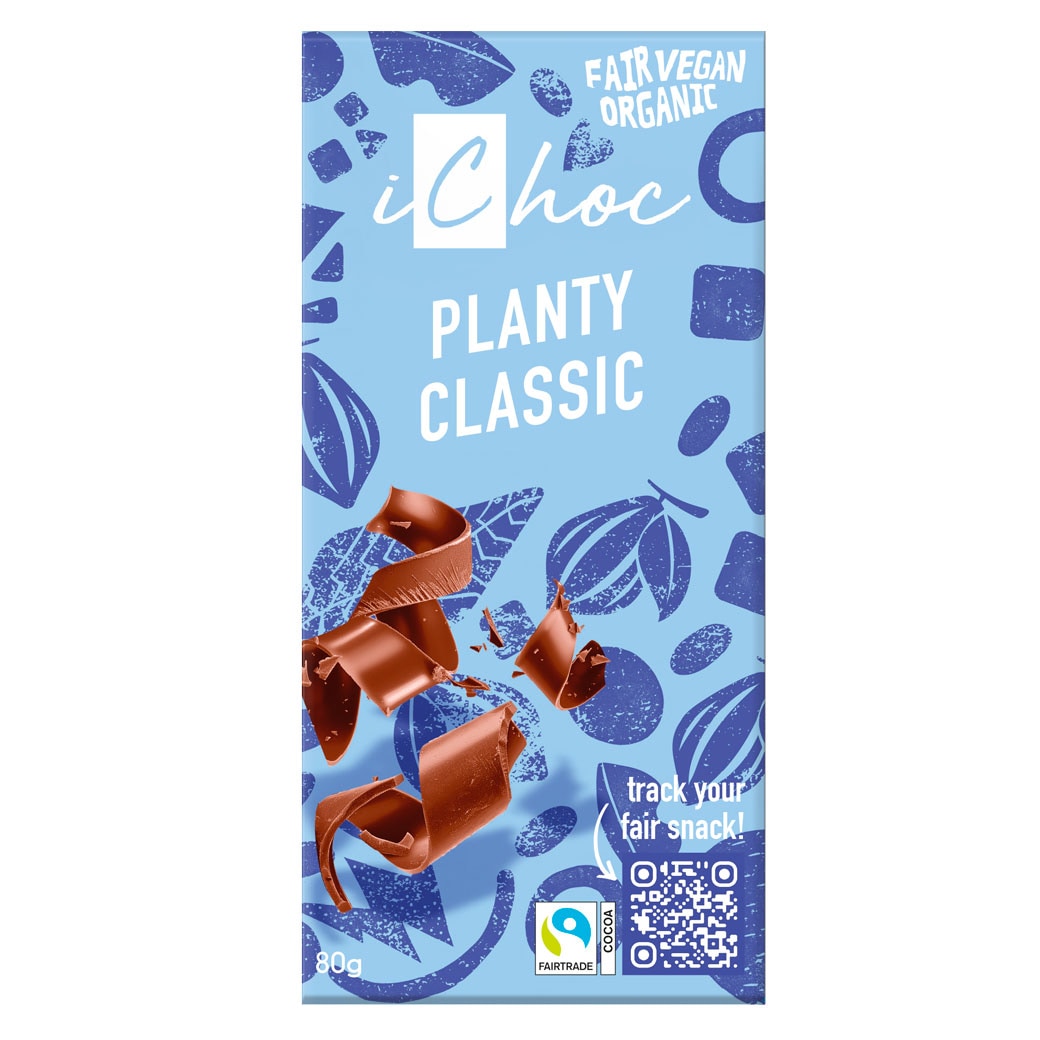 iChocオーガニックチョコレート プレーン80g(冬季限定)