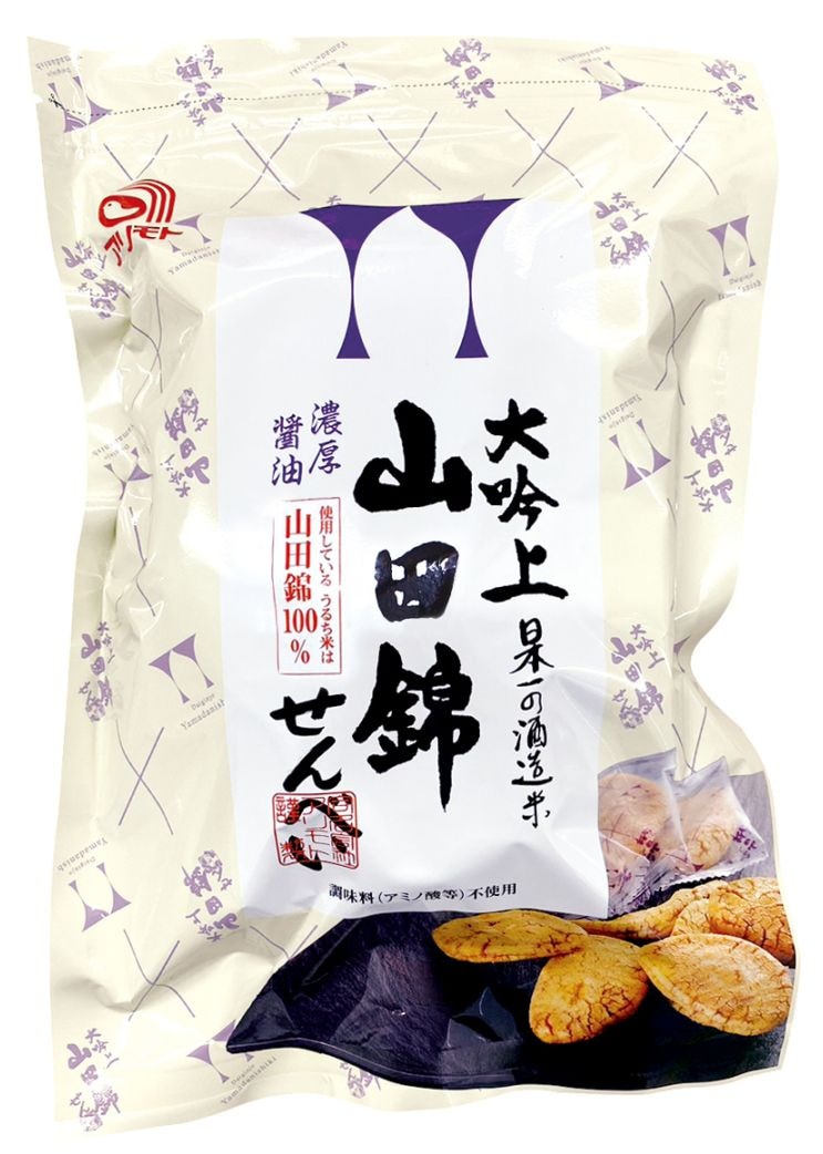 （アリモト）無添加・山田錦せんべい袋入・醤油 22枚