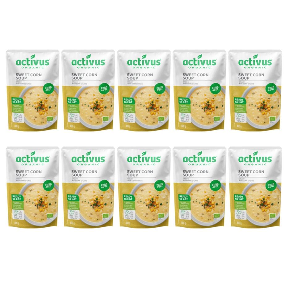 activusオーガニックコーンスープ 400g×10袋(ケース)