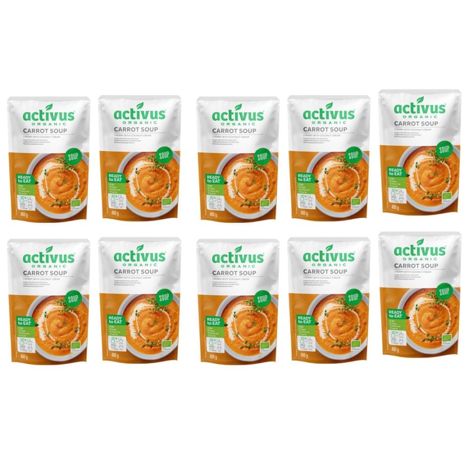 activusオーガニックキャロットスープ 400g×10袋(ケース)