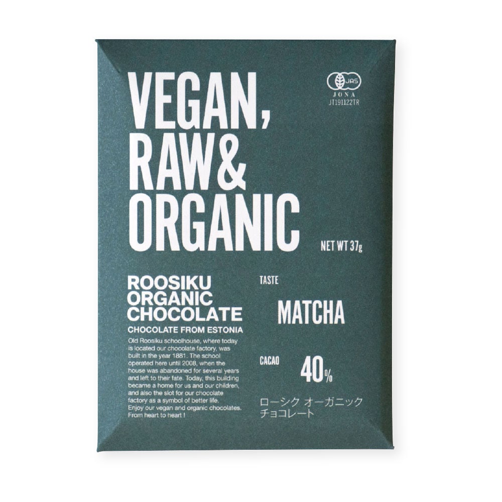 (トレテス)ローシクオーガニックチョコレート・抹茶37g