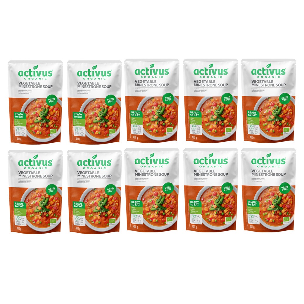activusオーガニックミネストローネ 400g×10袋(ケース)