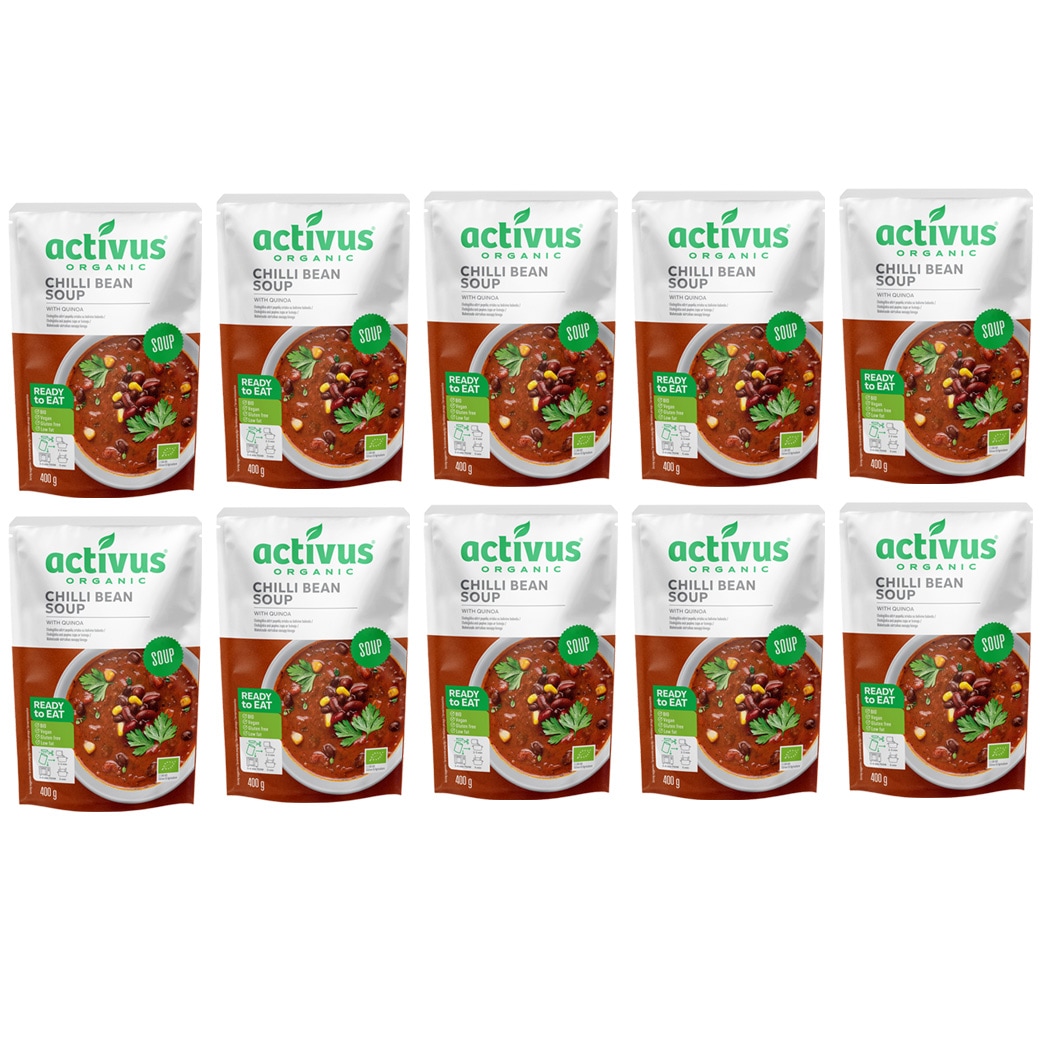activusオーガニックチリビーンズ 400g×10袋(ケース)
