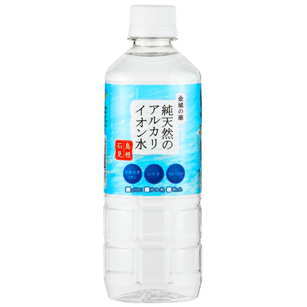 （ＫＦＧ ）純天然のアルカリイオン水「金城の華」500mlｘ24本入(ｹｰｽ)