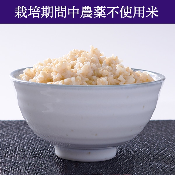 【送料無料】【5kg・栽培期間中農薬不使用米】おぼろづき・玄米