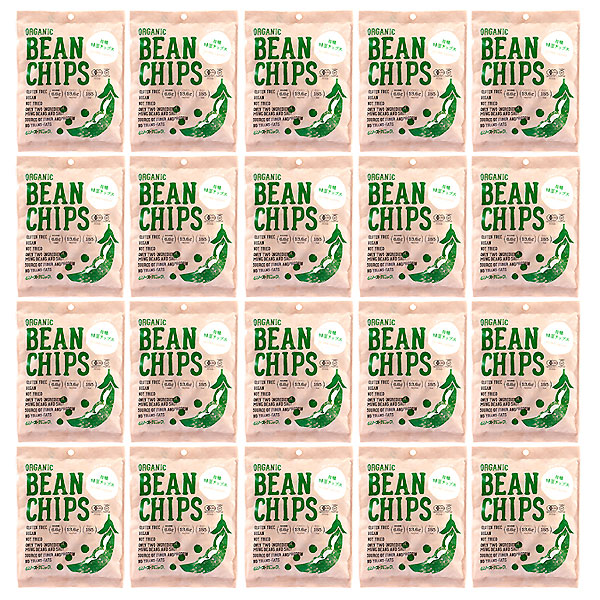 【定期購入】有機緑豆チップス 50g 20個入(ｹｰｽ)