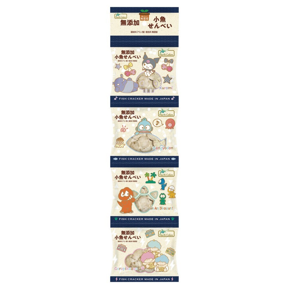 （ノースカラーズ）純国産小魚せんべい（４連） 11g×4