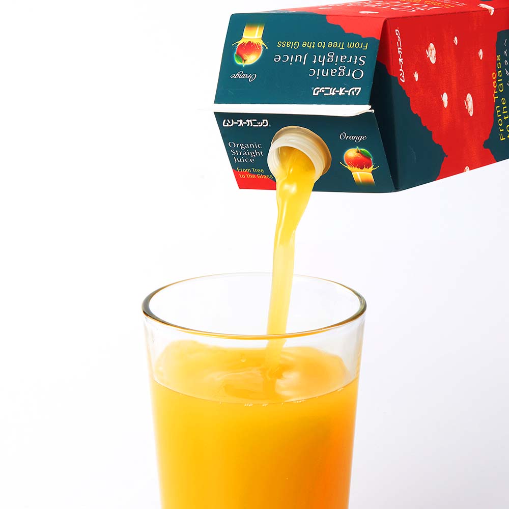 オーガニックストレートジュース オレンジ １Lｘ12本