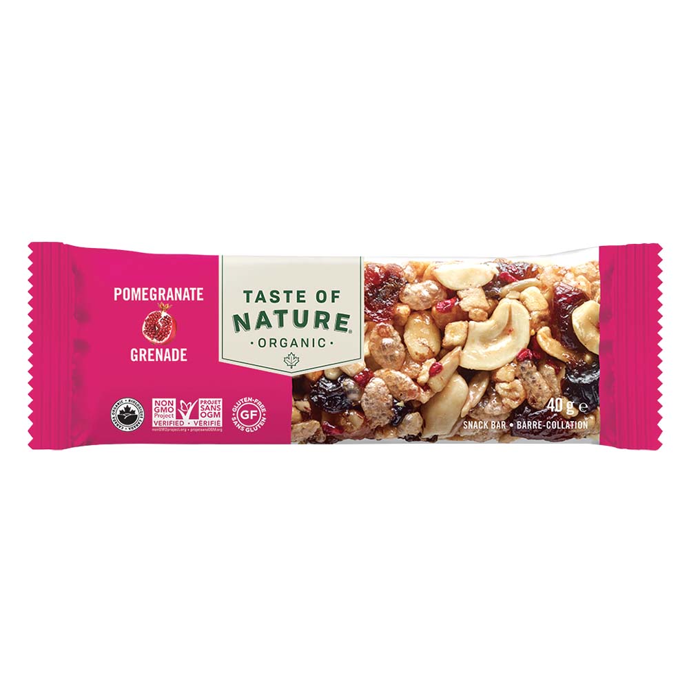 Taste of Natureオーガニックフルーツ＆ナッツバーザクロ 16本入