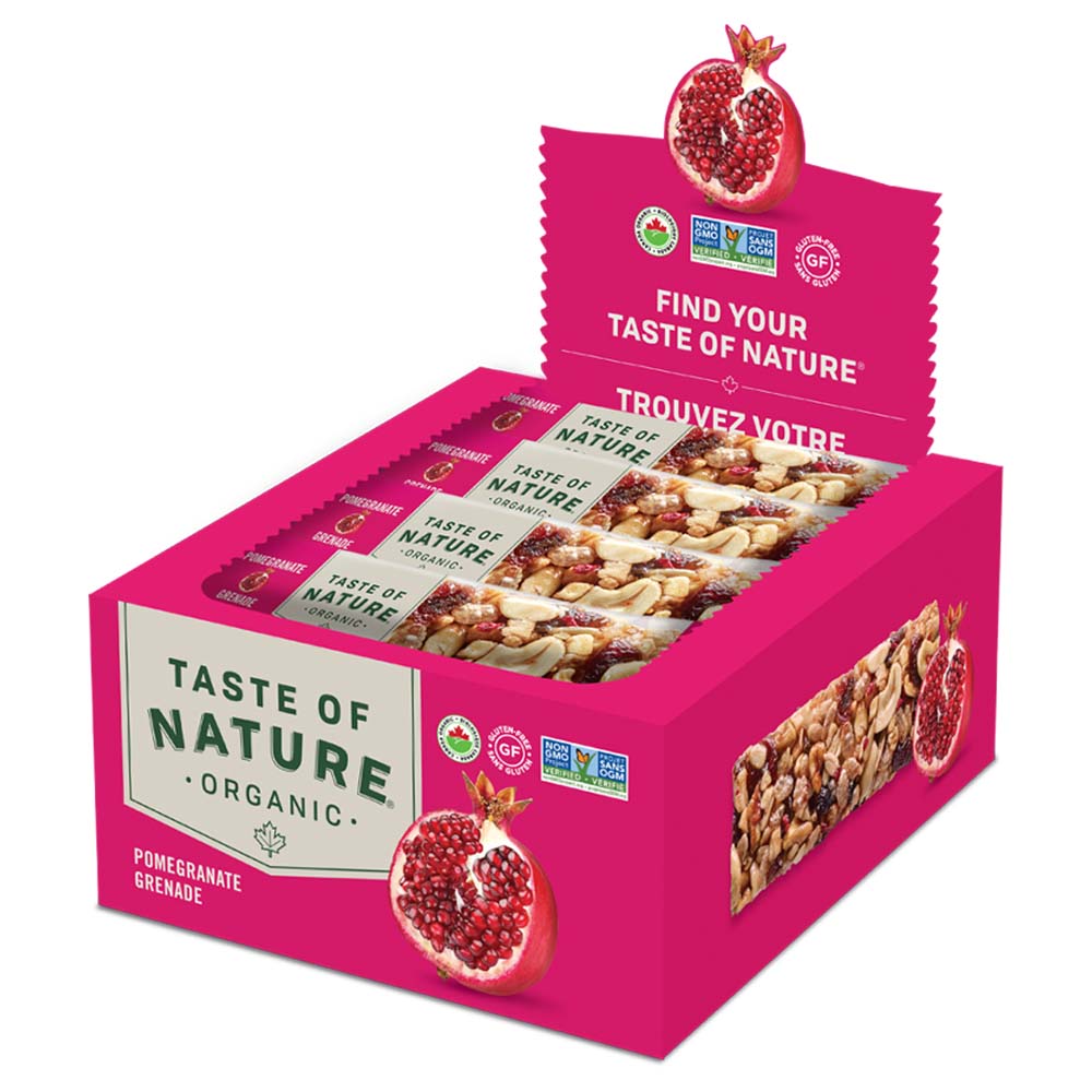 Taste of Natureオーガニックフルーツ＆ナッツバーザクロ 16本入