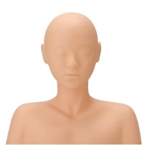 トレーニングマネキン フェイシャルデコルテ(ベッド装着バンド、専用バッグ付)