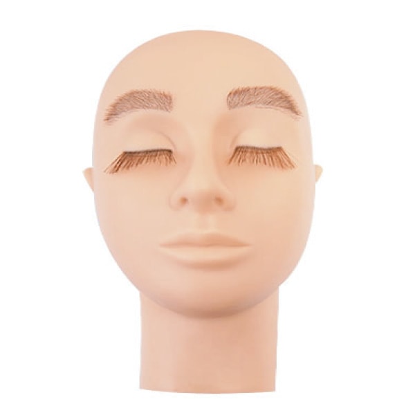 まつげエクステ練習マネキン(まつ毛&眉付き)フェイス君の商品