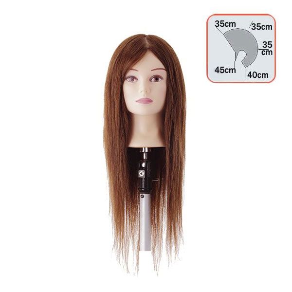 アップスタイル練習用 ウィッグ UP128（ハチ約51cm） カットウィッグ