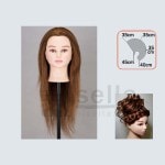 カットウィッグ 40cm アップ用 人毛ウィッグ UP140 ハチ約51cm カットウィッグの通販