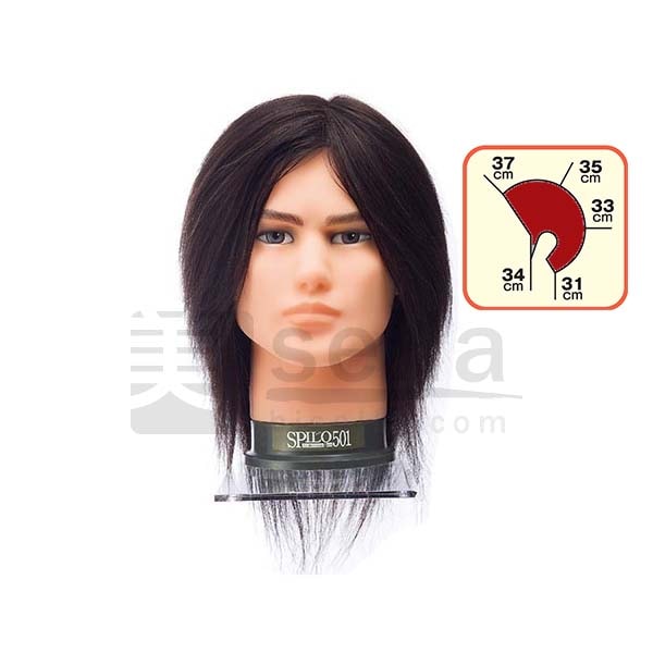メンズ 人毛 カットウィッグ SPILO 501
