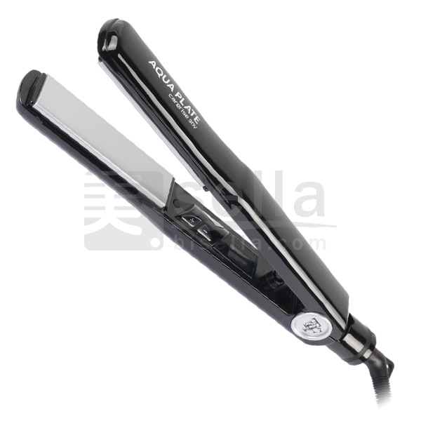 ケアライズ 3DV-AQUA PLATE ヘアアイロン ブラック SI-120V
