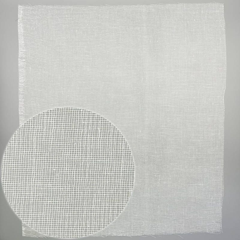 石膏パック フェイスガーゼ 100枚入り 35×30cm 天然コットン100%