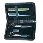 ハサミ、セニング、シザーケース シザーケース GL033 3丁 持ち運び 置き型 バッグタイプの通販｜美セラ