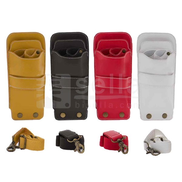 本革 シザーケース カザーレス トリマー美容師用 3カラー 底開き