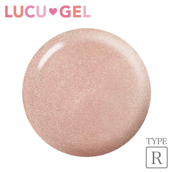 LUCUGEL カラージェル シャンパンローズラメライン CLR12（ラメ）