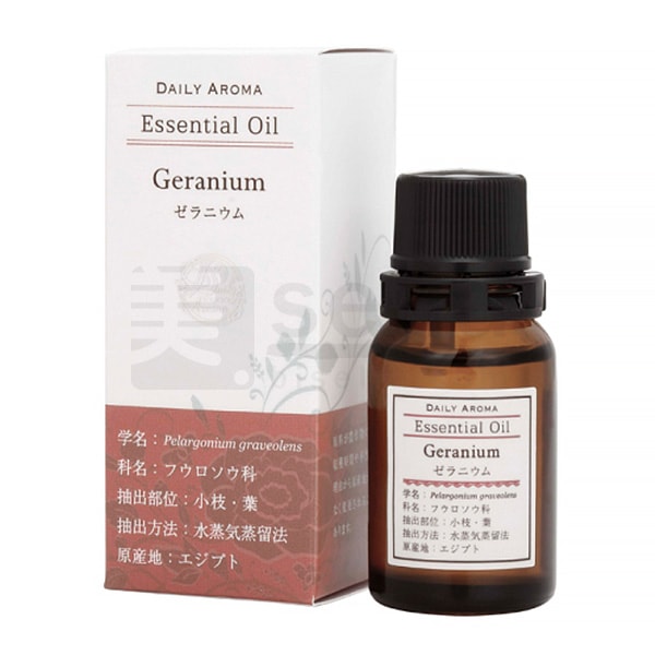 デイリーアロマ ゼラニウム エッセンシャルオイル 精油 10mL