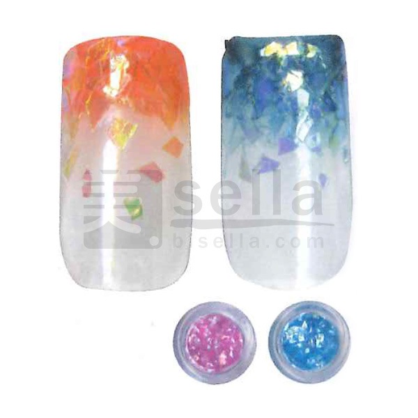 ネイルパーツ ホログラム 乱切4色セットの商品