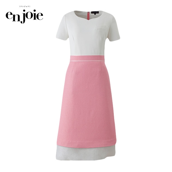 アンジョア ワンピース 66520-5 ピンク＜Twinkle Heart＞の商品