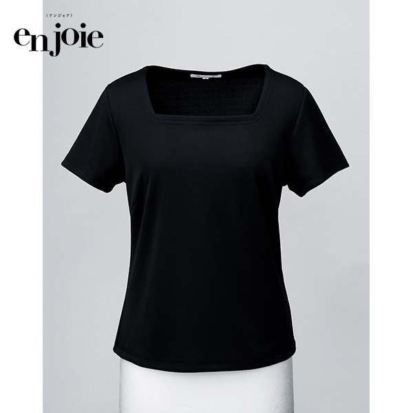 アンジョア 半袖カットソー 06080-2 黒＜Ponte De Roma＞の商品