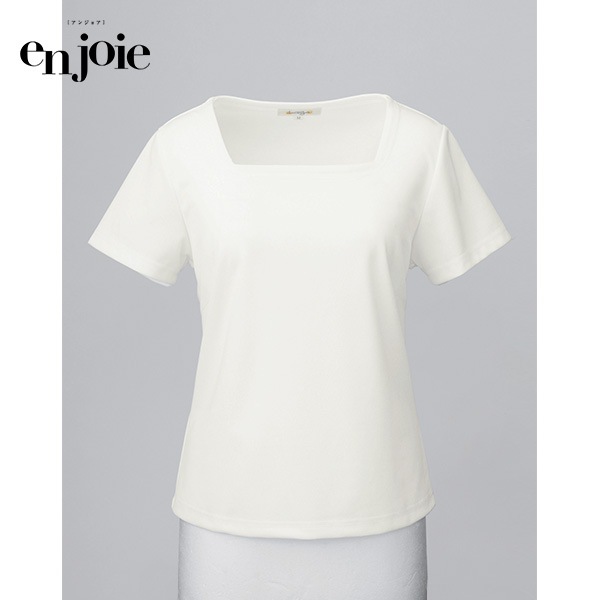 アンジョア 半袖カットソー 06080-4 ホワイト<Ponte De Roma>の商品