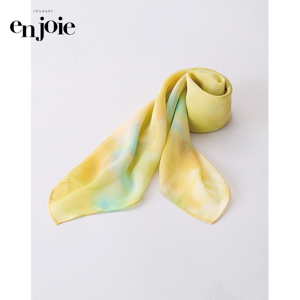 アンジョア スカーフ＆シュシュ OP166-9 イエローの商品