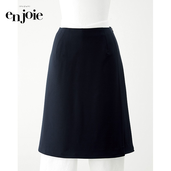 アンジョア ラップキュロット（55cm丈） 76615-1 紺＜Eco Tropical＞の商品