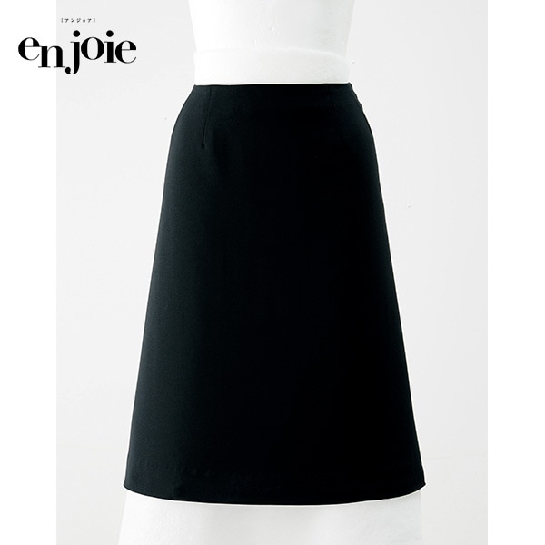 アンジョア Aライン スカート（55cm丈） 56613-2 黒＜Eco Tropical＞の商品